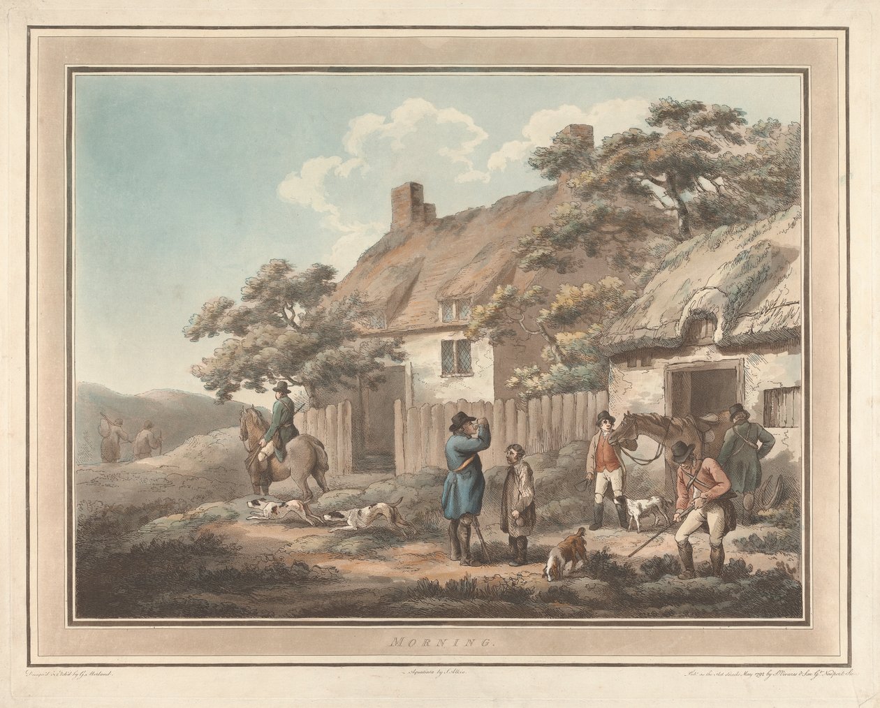 Skydning [et par]: 1. Morgen af George Morland