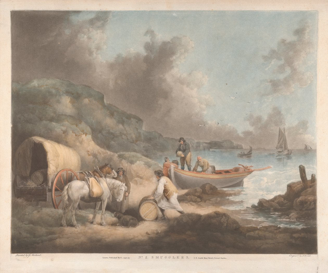 Smuglere af George Morland