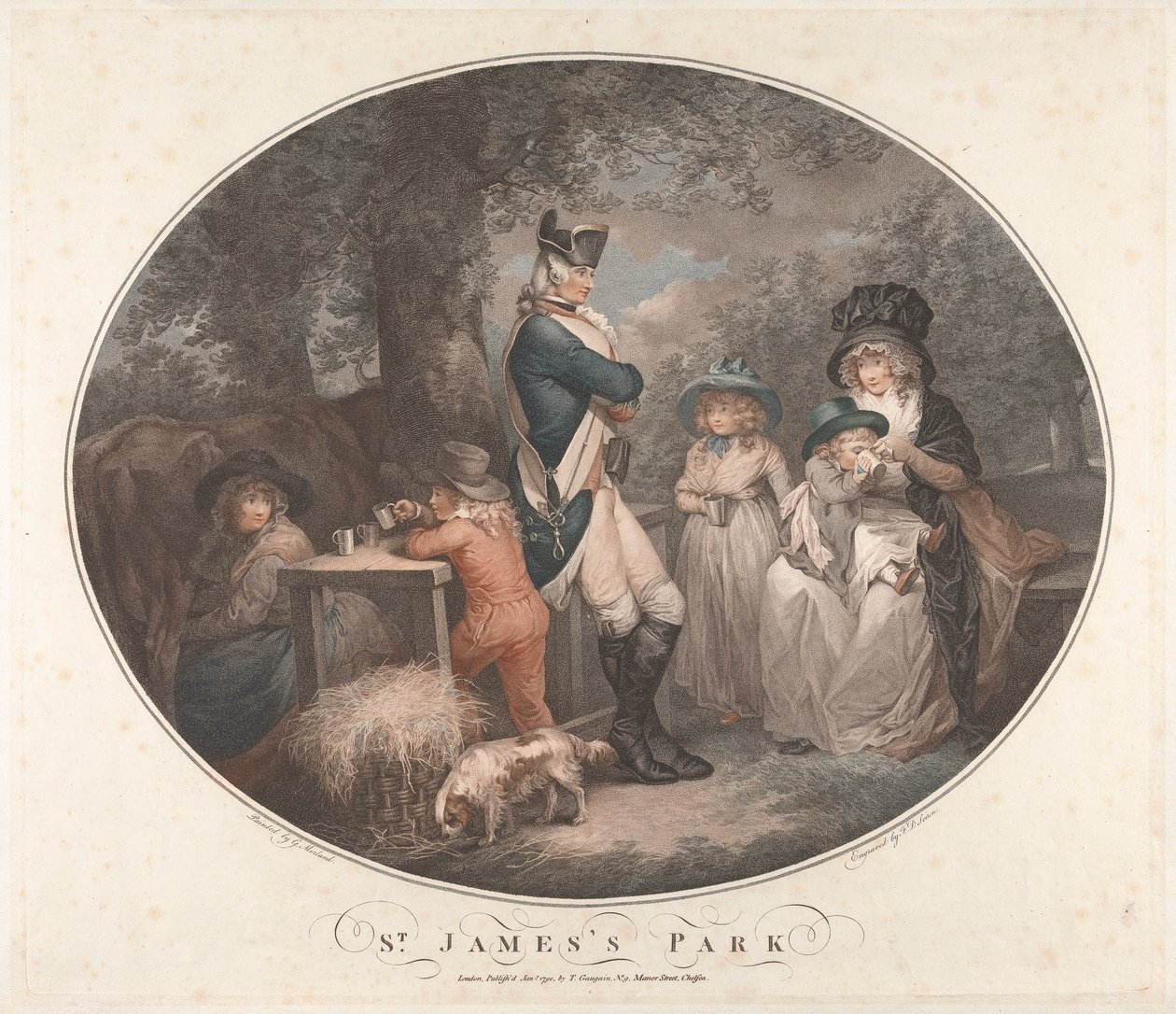 St. James Park af George Morland