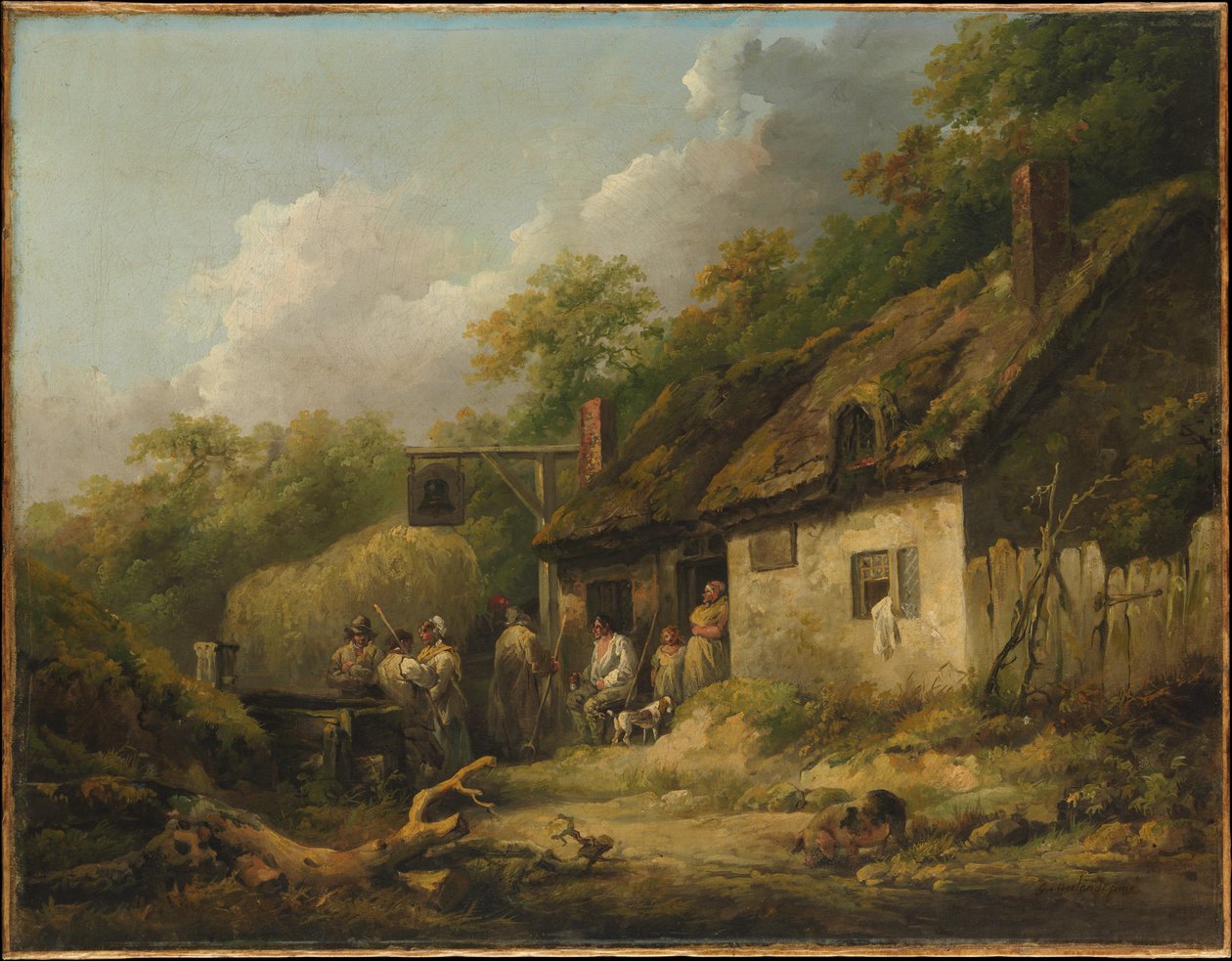 The Bell Inn af George Morland