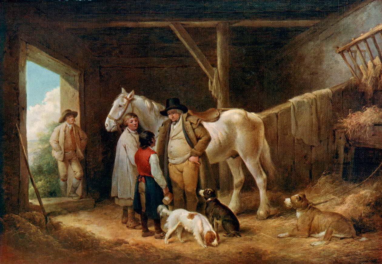 Regnskabet, c1783-1804, 1912. af George Morland