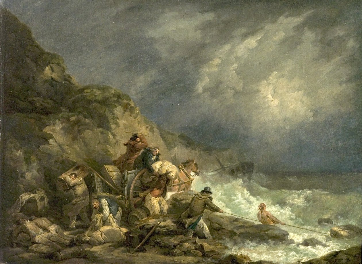 The Wreckers, c.1790 af George Morland