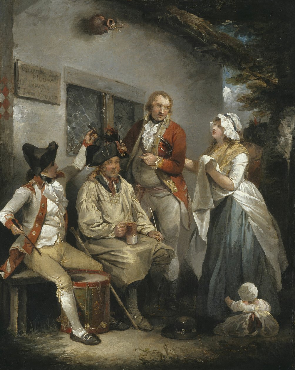 Trepanering af en rekrut, c. 1790. af George Morland