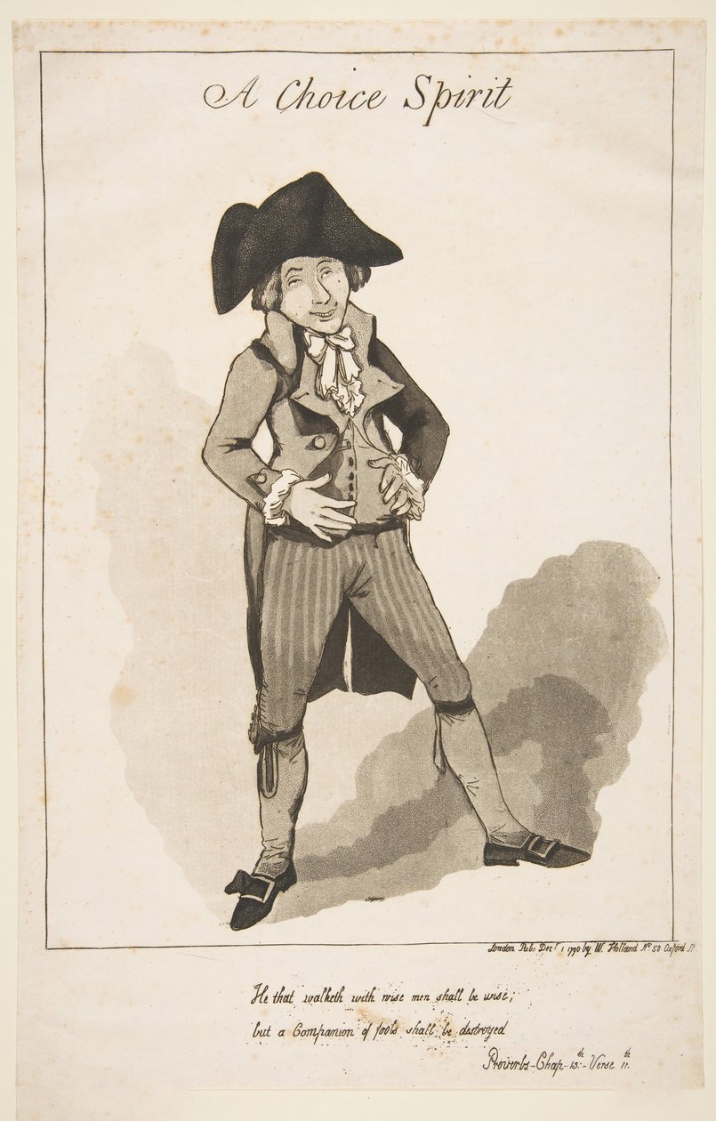 A Choice Spirit, 1. december 1790. af George Moutard Woodward