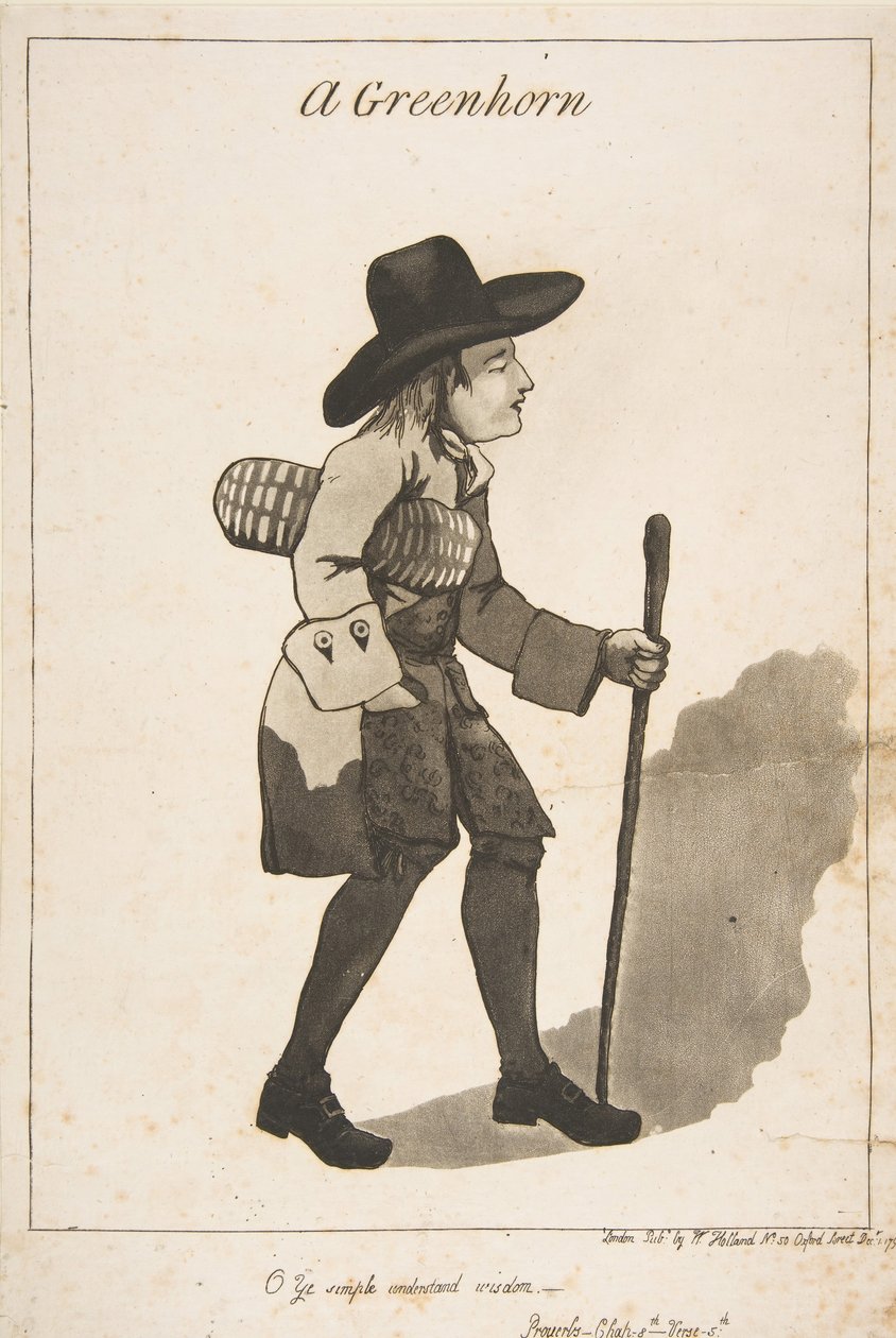 A Greenhorn, 1. december 1790. af George Moutard Woodward