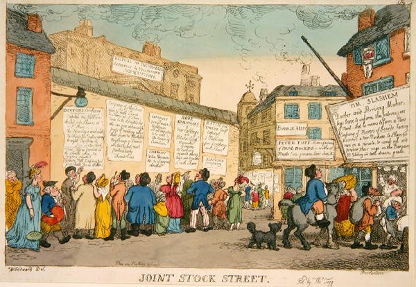 Joint Stock Street af George Moutard Woodward