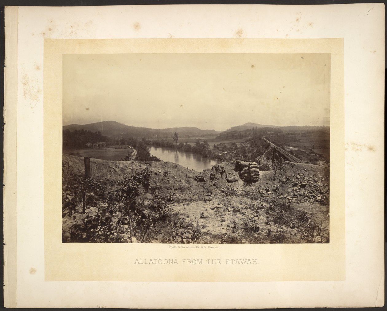 Allatoona fra Etawah af George N. Barnard