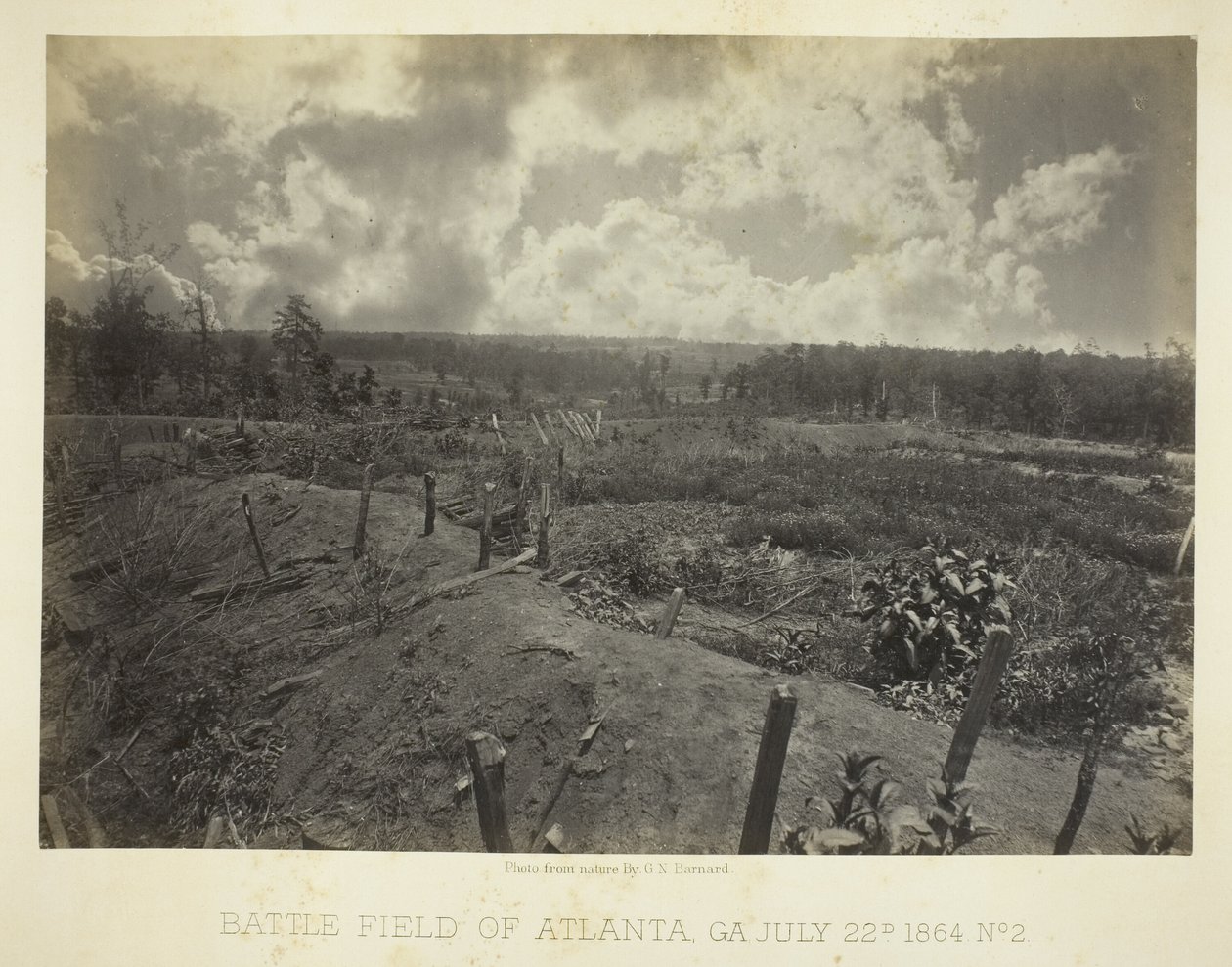 Slagmarken ved Atlanta, GA, nr. 2 af George N. Barnard