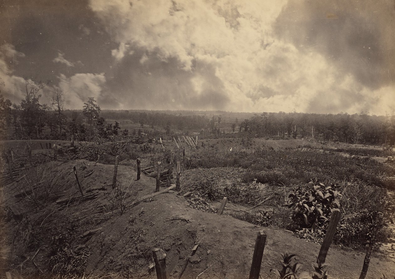 Slagmarken ved Atlanta, Georgia, 22. juli 1864. Nr. 2 af George N. Barnard