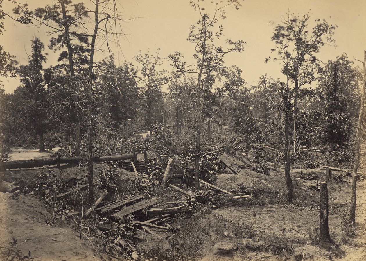 Slagmarken ved Atlanta, Georgia, 22. juli 1864, nr. 1 af George N. Barnard