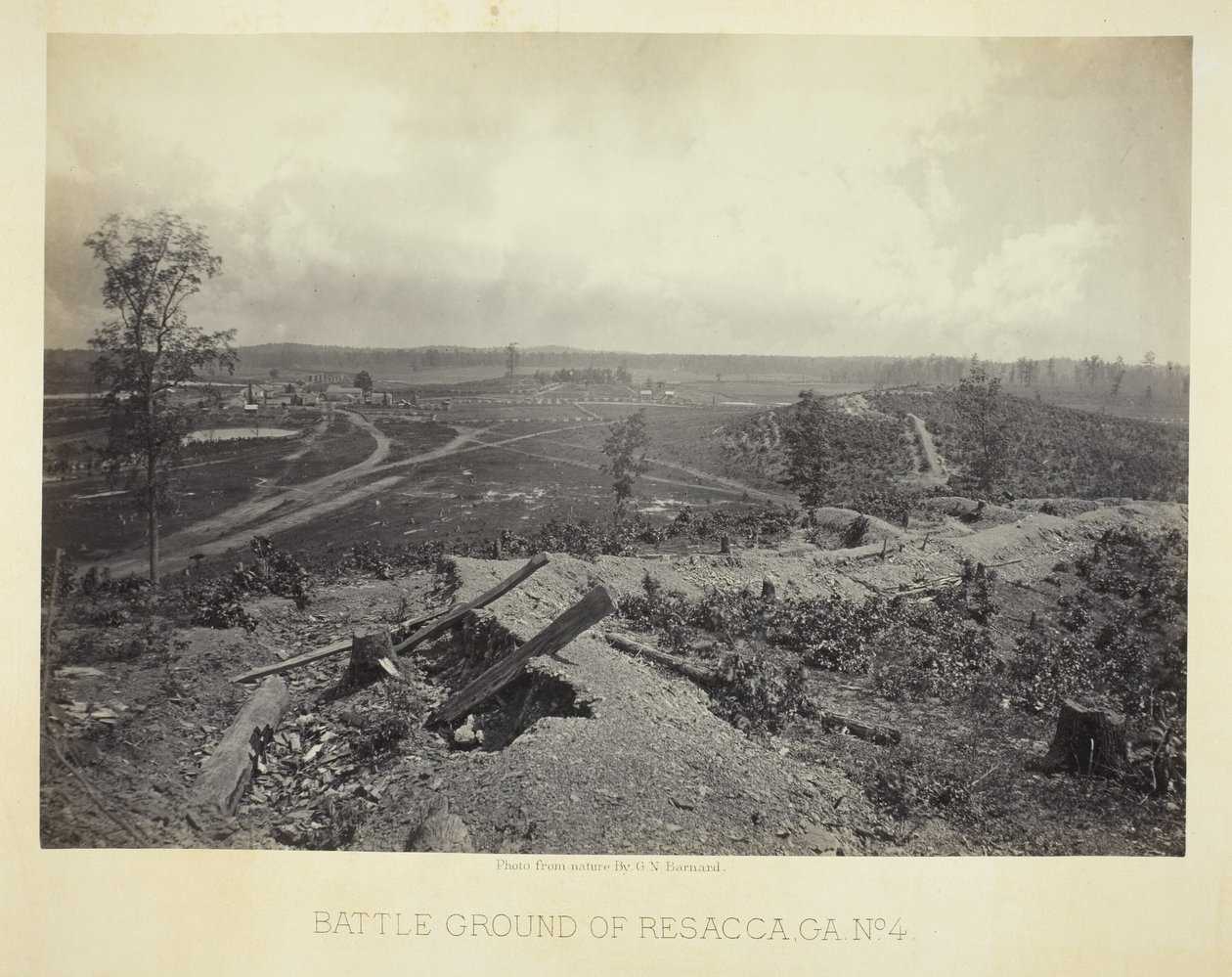 Battle Ground of Resacca, GA, nr. 4 af George N. Barnard