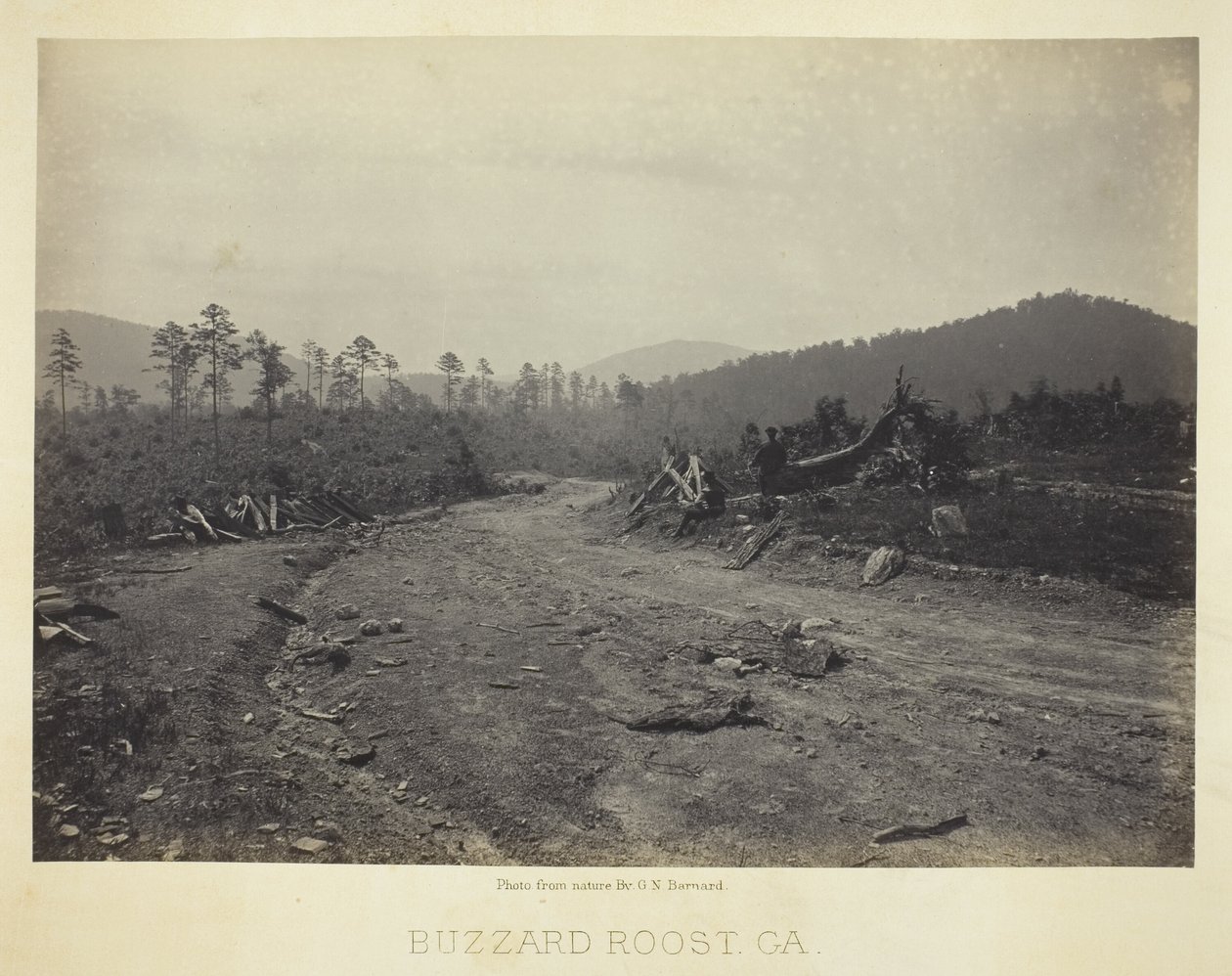 Buzzard Roost, GA af George N. Barnard