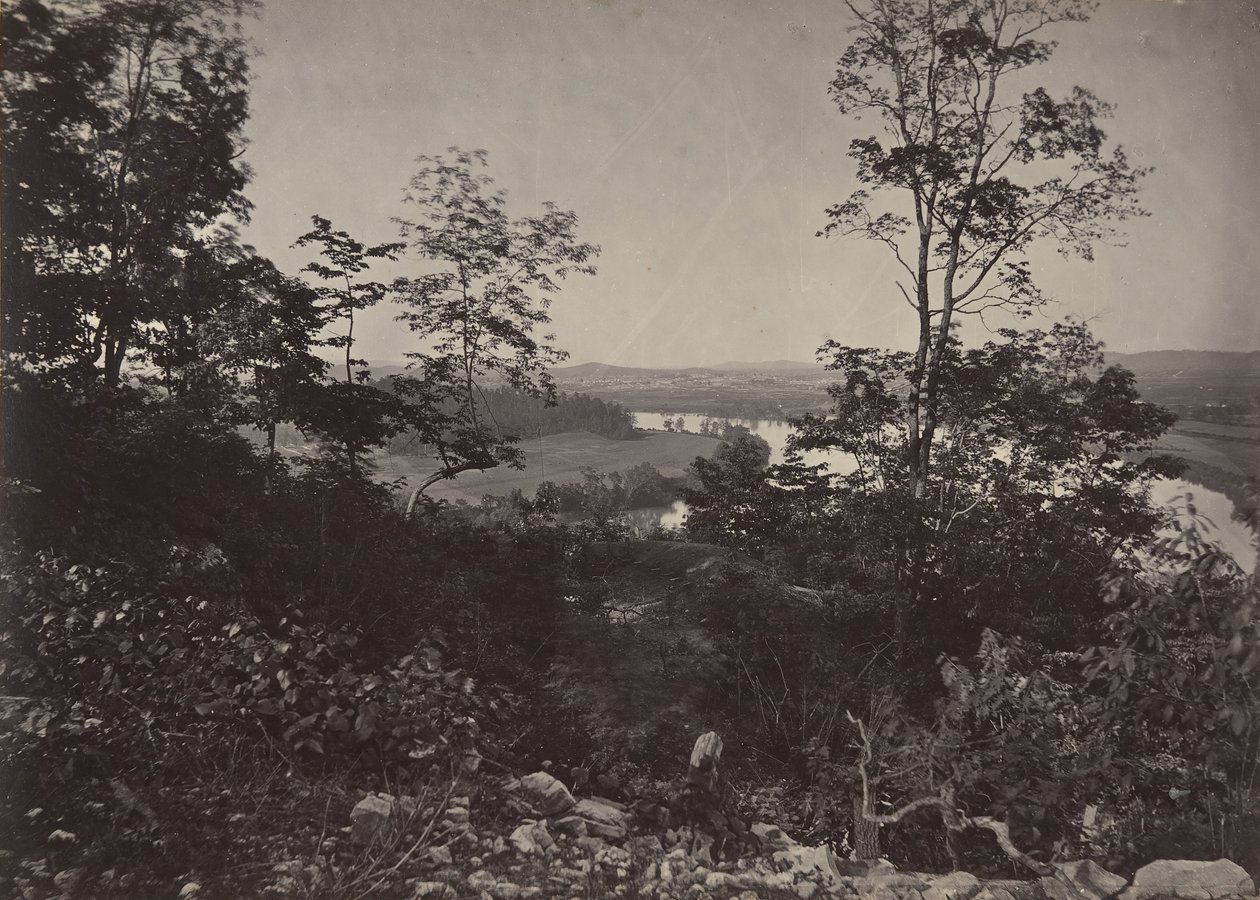 Chattanooga Valley fra Lookout Mountain, 1860