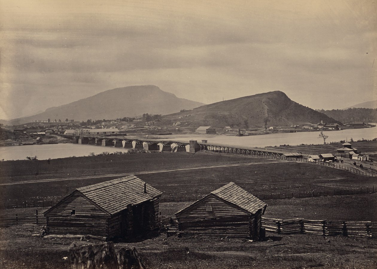 Chattanooga set fra nord af George N. Barnard