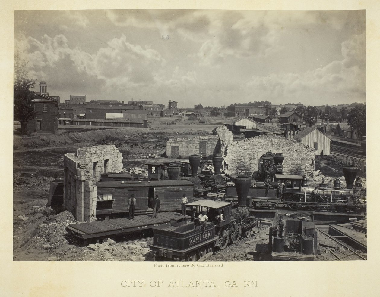 Byen Atlanta, GA, nr. 1 af George N. Barnard