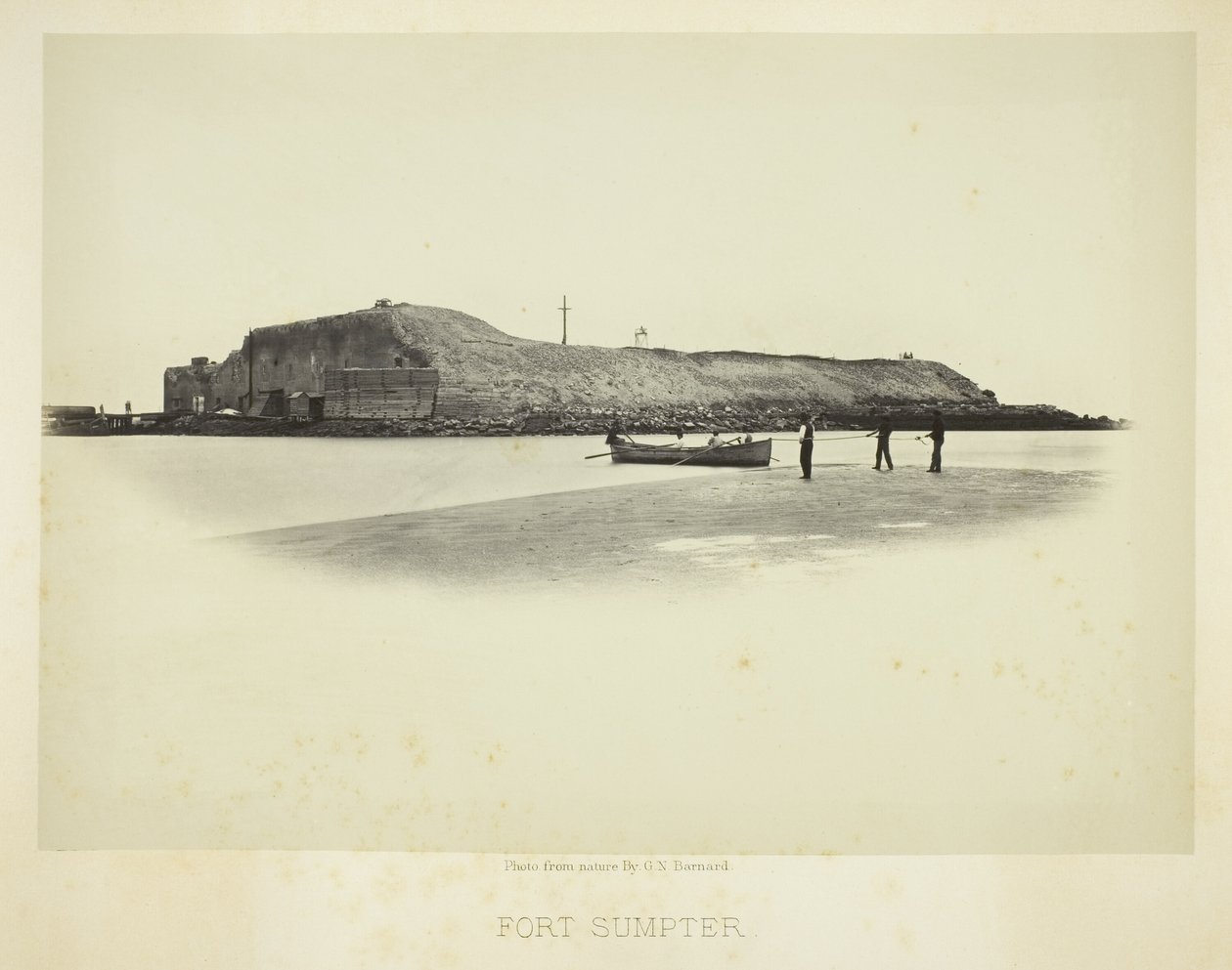 Fort Sumpter af George N. Barnard