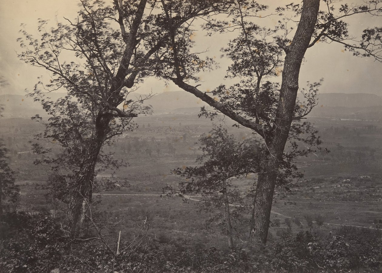 Orchard Knob fra Mission Ridge, 1860