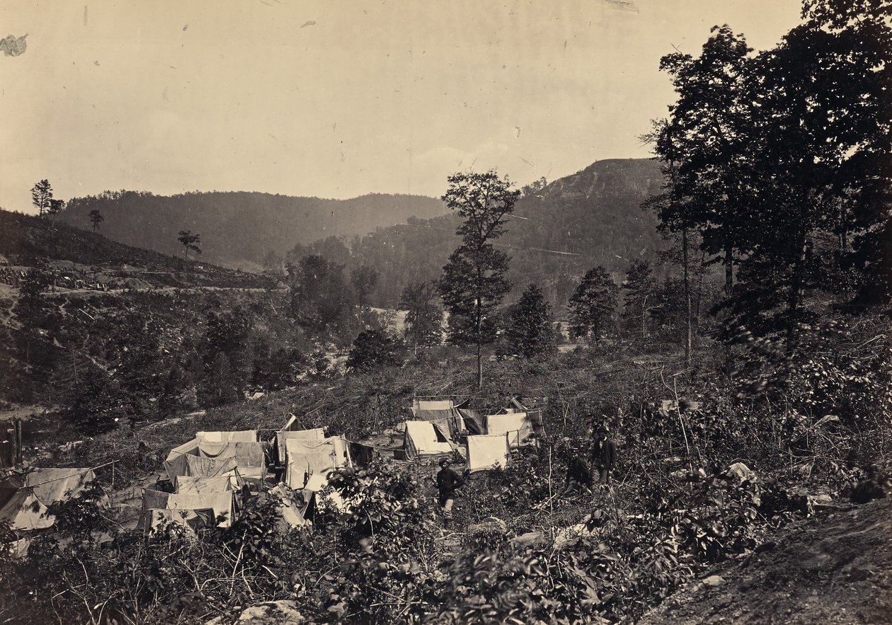 Passet i Raccoon Range, Whiteside nr. 2 af George N. Barnard