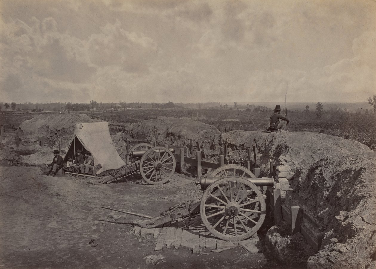 Rebel arbejder foran Atlanta, GA, nr. 4, 1864. af George N. Barnard