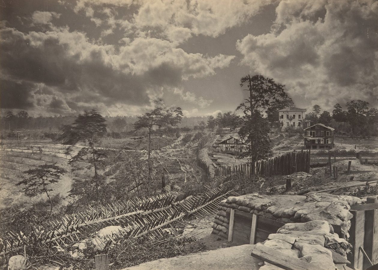 Rebel arbejder foran Atlanta, Georgia nr. 1, 1860