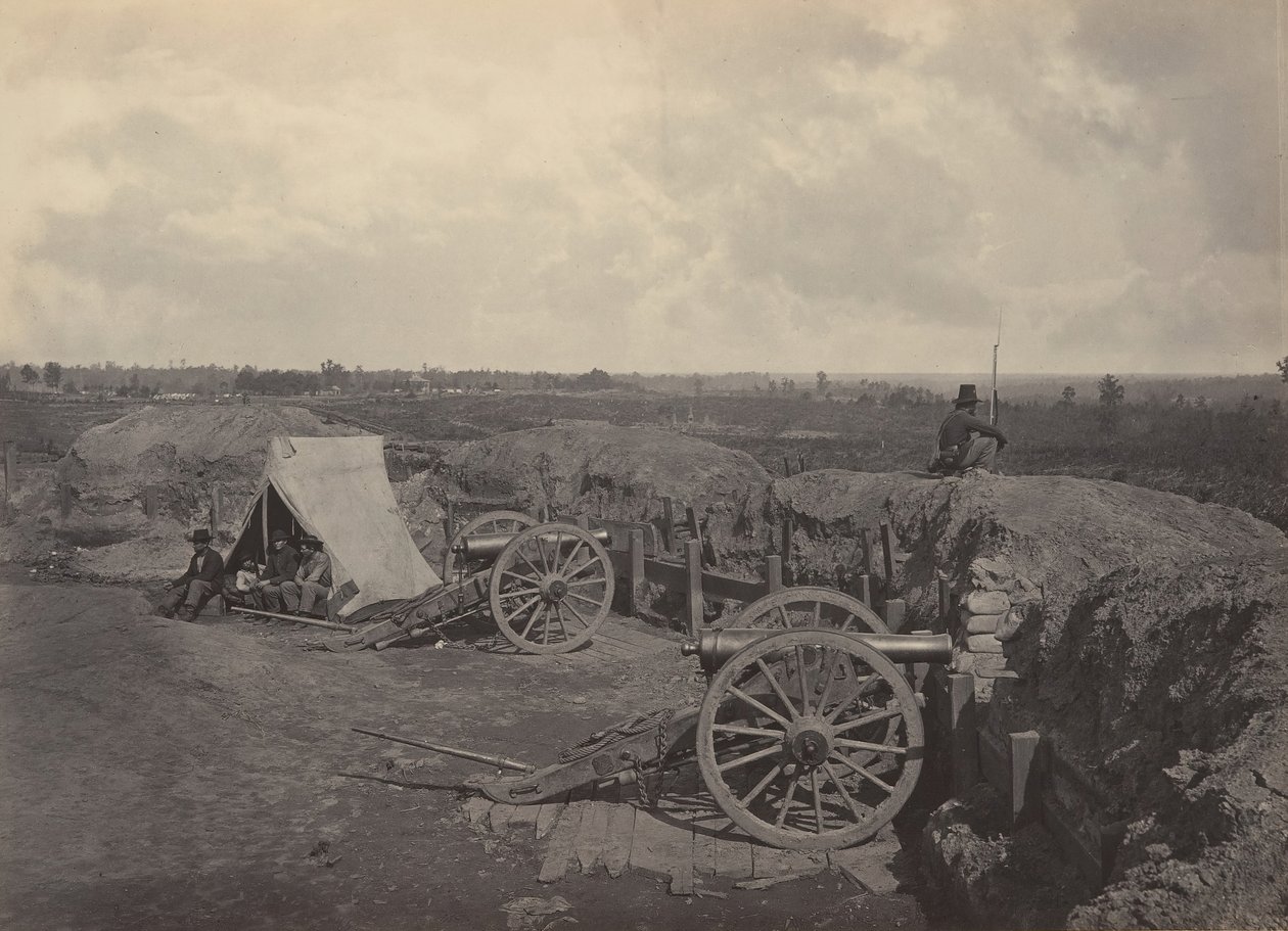 Rebel arbejder foran Atlanta, Georgia nr. 4, 1860