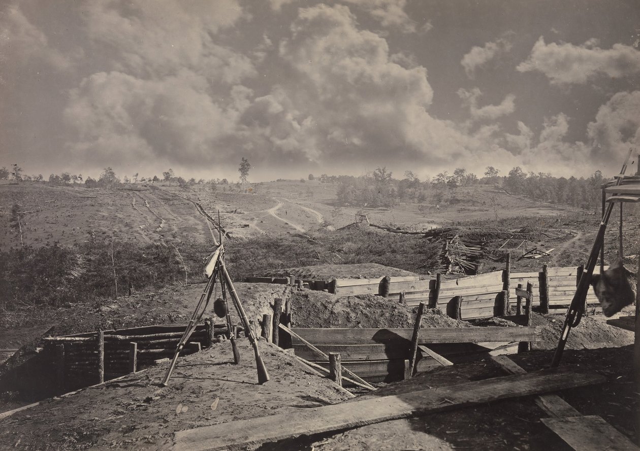 Rebel arbejder foran Atlanta, Georgia nr. 5, 1860