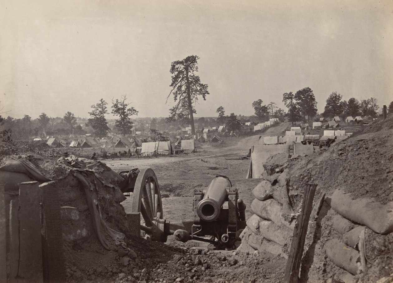 »Rebel Works« foran Atlanta, Georgia (nr. 3) af George N. Barnard
