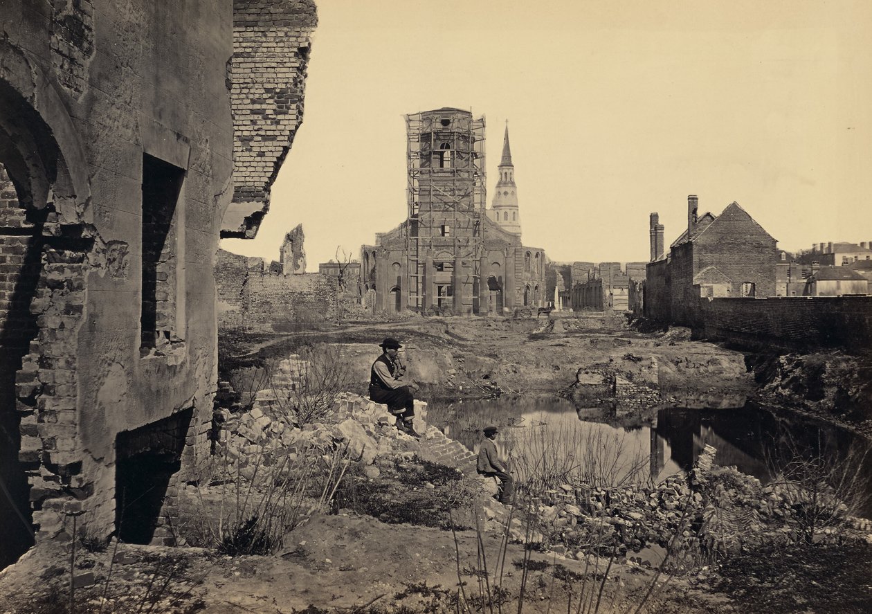 Ruiner i Charleston, South Carolina af George N. Barnard
