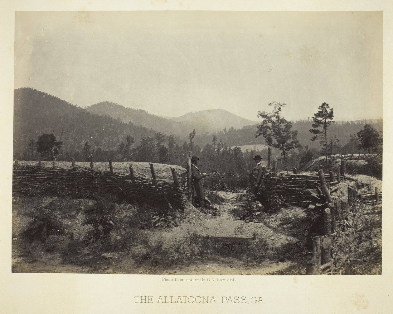 Allatoona-passet, GA af George N. Barnard