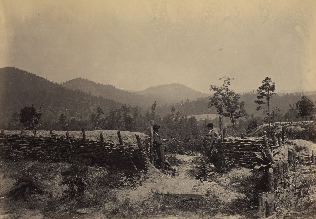 Allatoona-passet, Georgia af George N. Barnard
