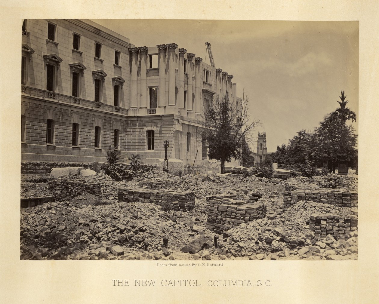 Det nye Capitol, Columbia, South Carolina af George N. Barnard