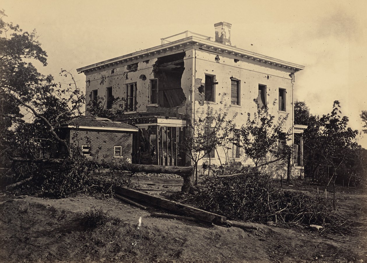 Potter-huset, Atlanta af George N. Barnard