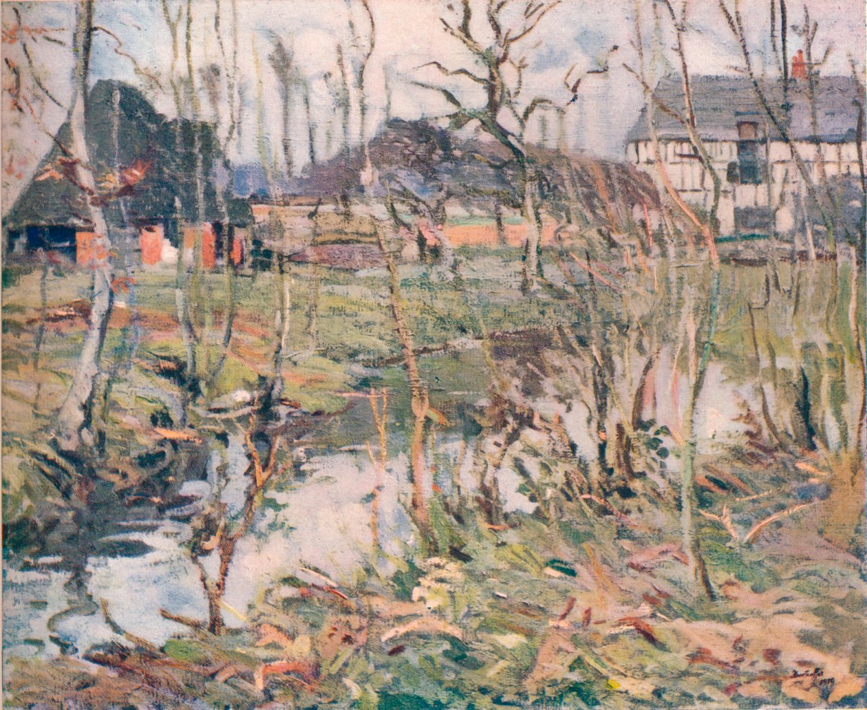 A Normandy Farm, c1911 af George Oberteuffer