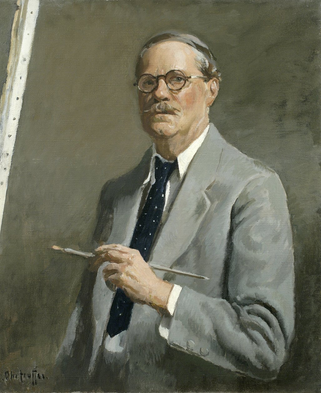 Selvportræt af George Oberteuffer