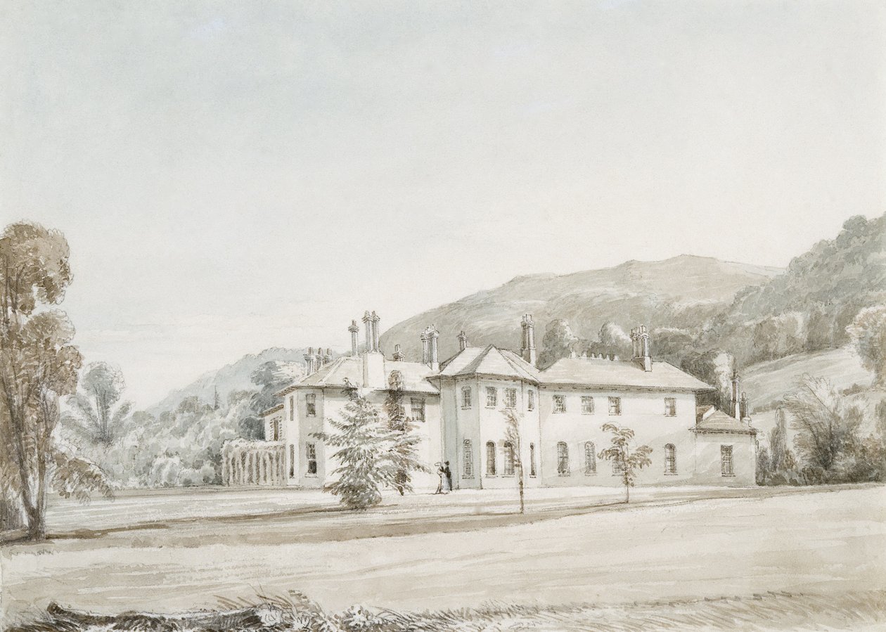 Rheola (akvarel og blyant på papir) af George Orleans Delamotte