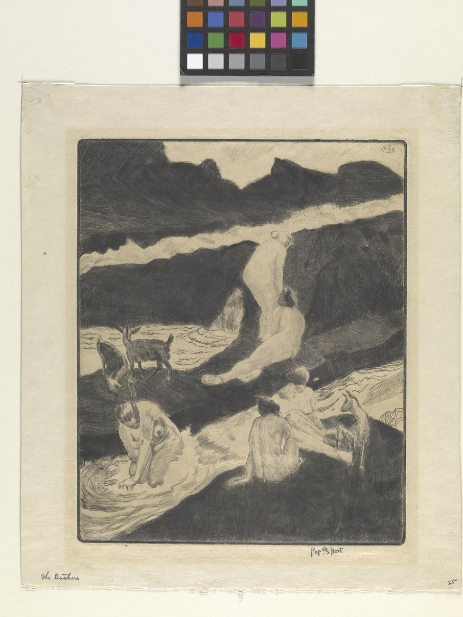 The Baders (tørpunkt) af George Overbury