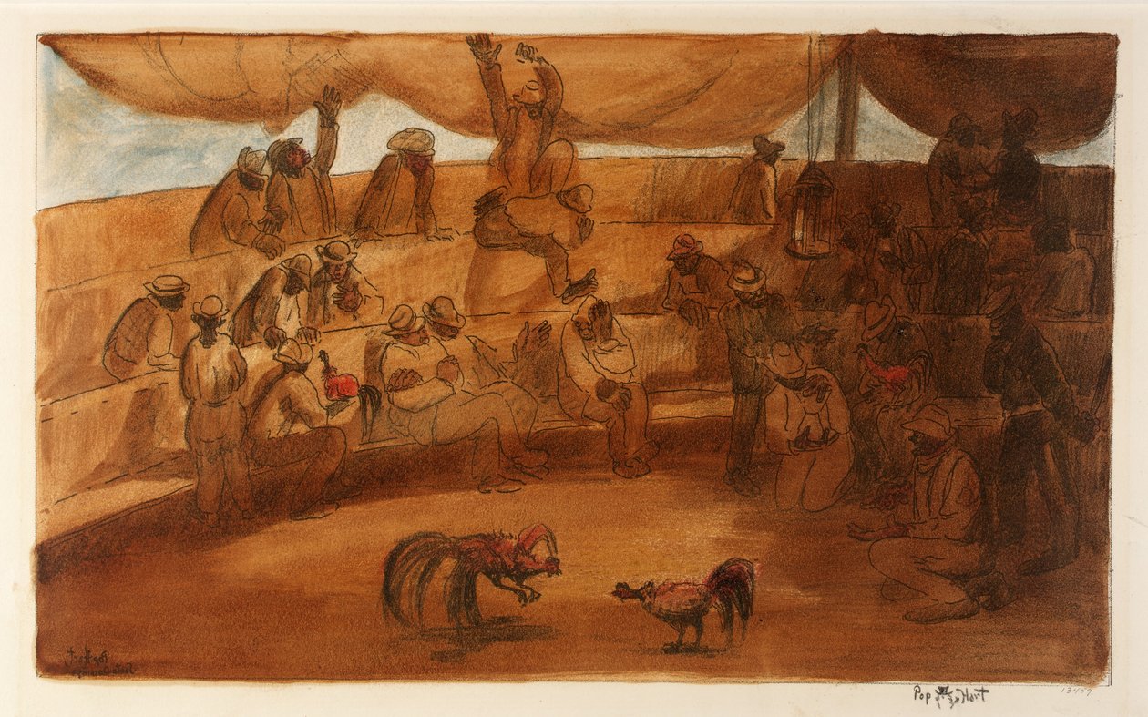 Hanekamp, Santo Domingo af George Overbury Pop Hart