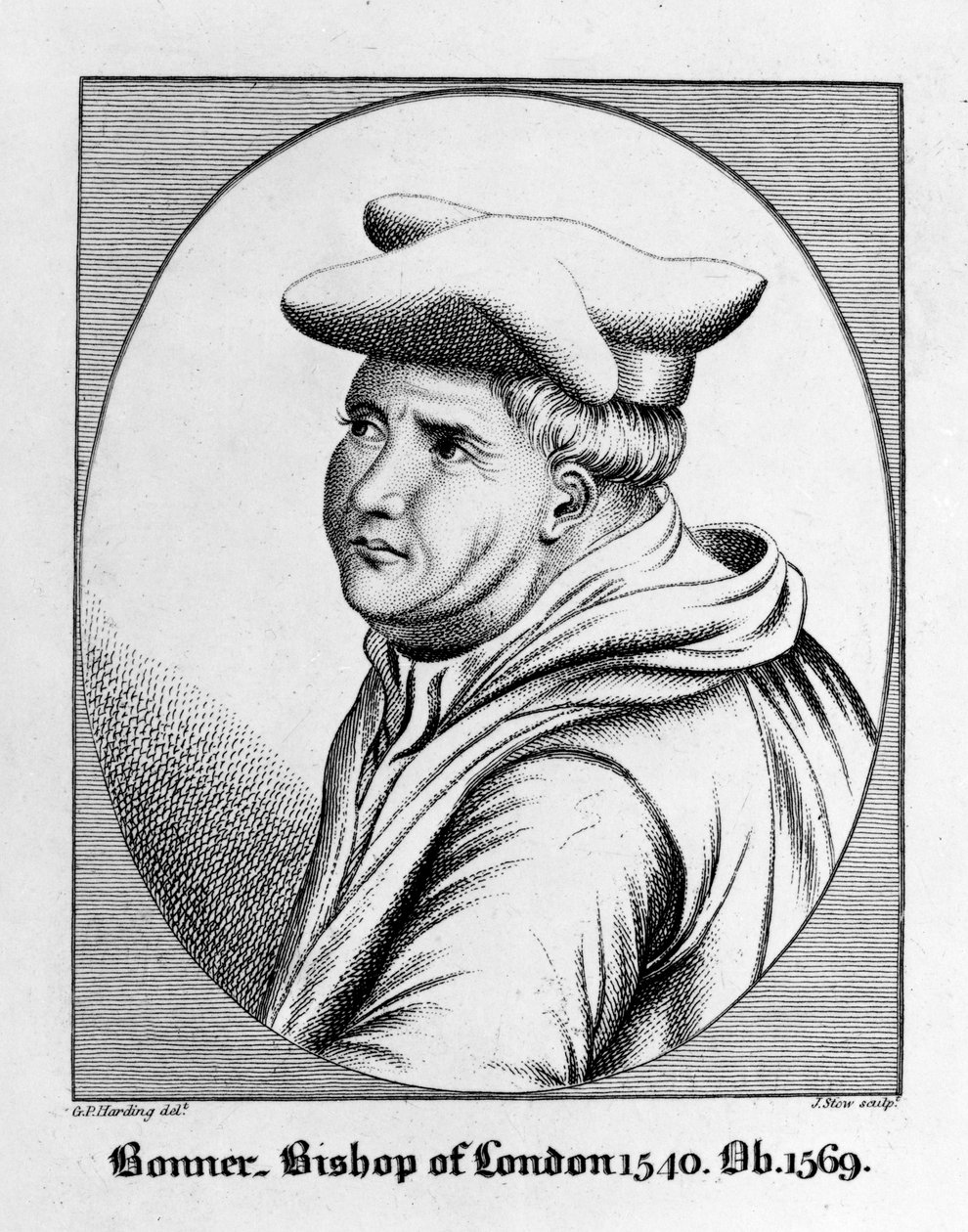Edmund Bonner, biskop af London 1540 af George Perfect Harding