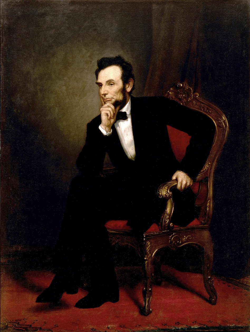 Portræt af Abraham Lincoln af George Peter Alexander Healy