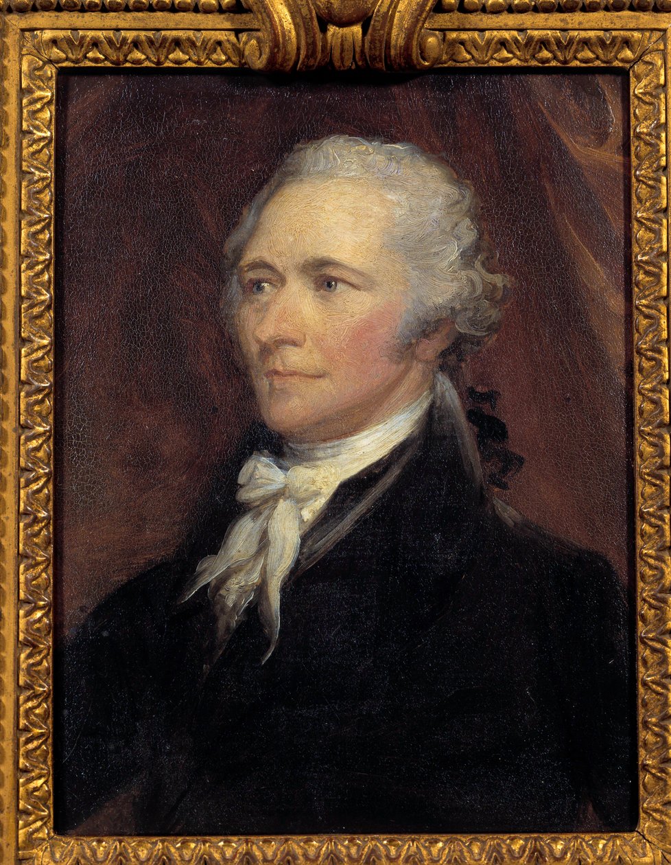 Portræt af Alexander Hamilton (1757-1804) USA