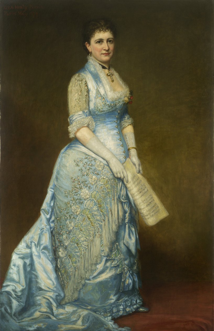 Portræt af Emma Thursby (1845-1931), 1879 af George Peter Alexander Healy