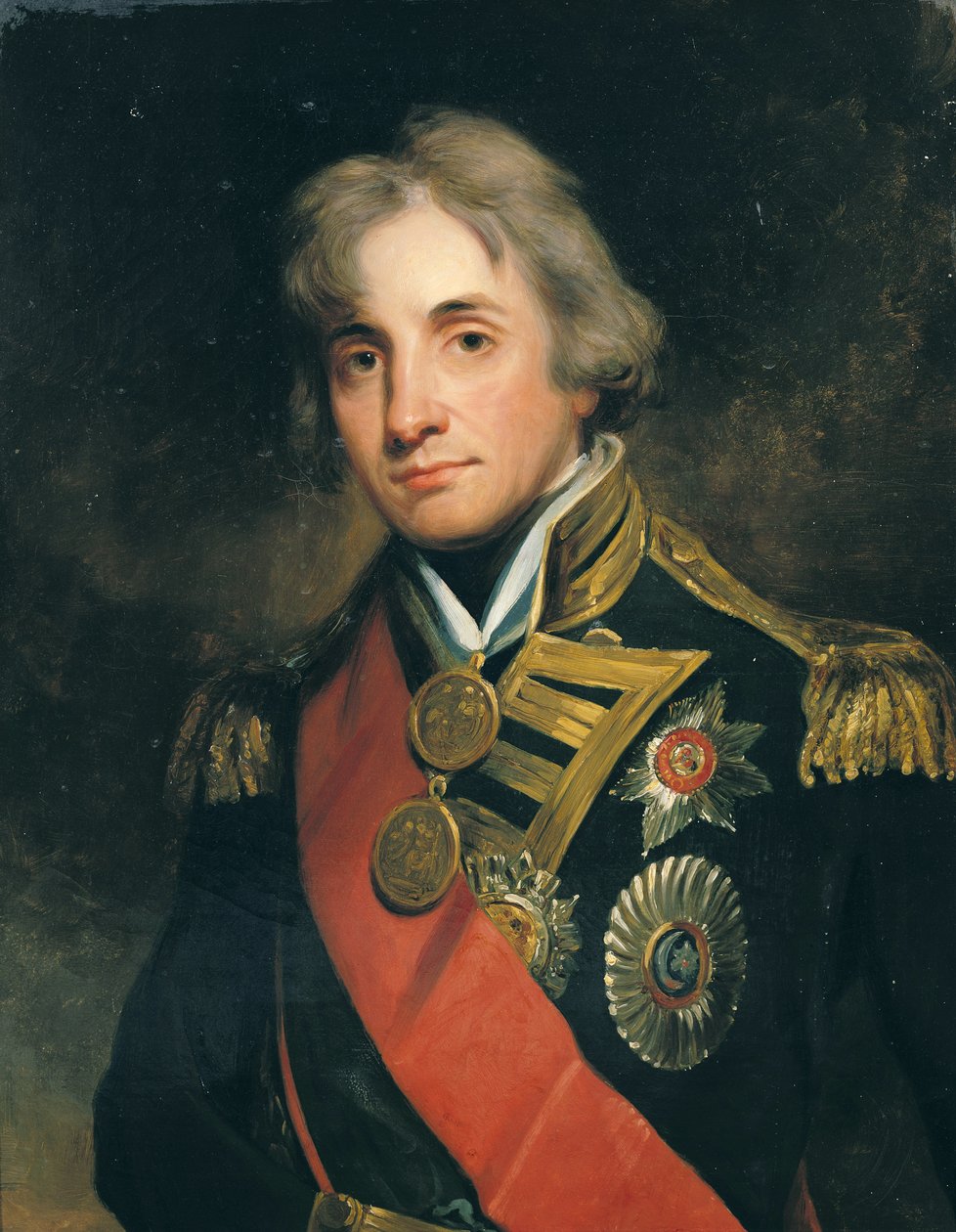 Portræt af Nelson (1758-1805) af George Peter Alexander Healy