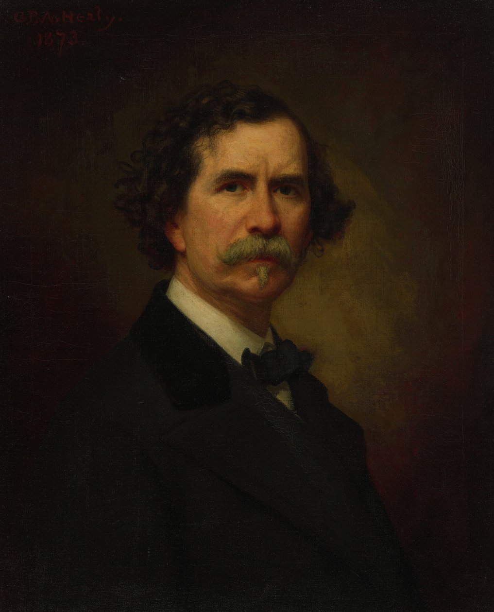 Selvportræt af George Peter Alexander Healy