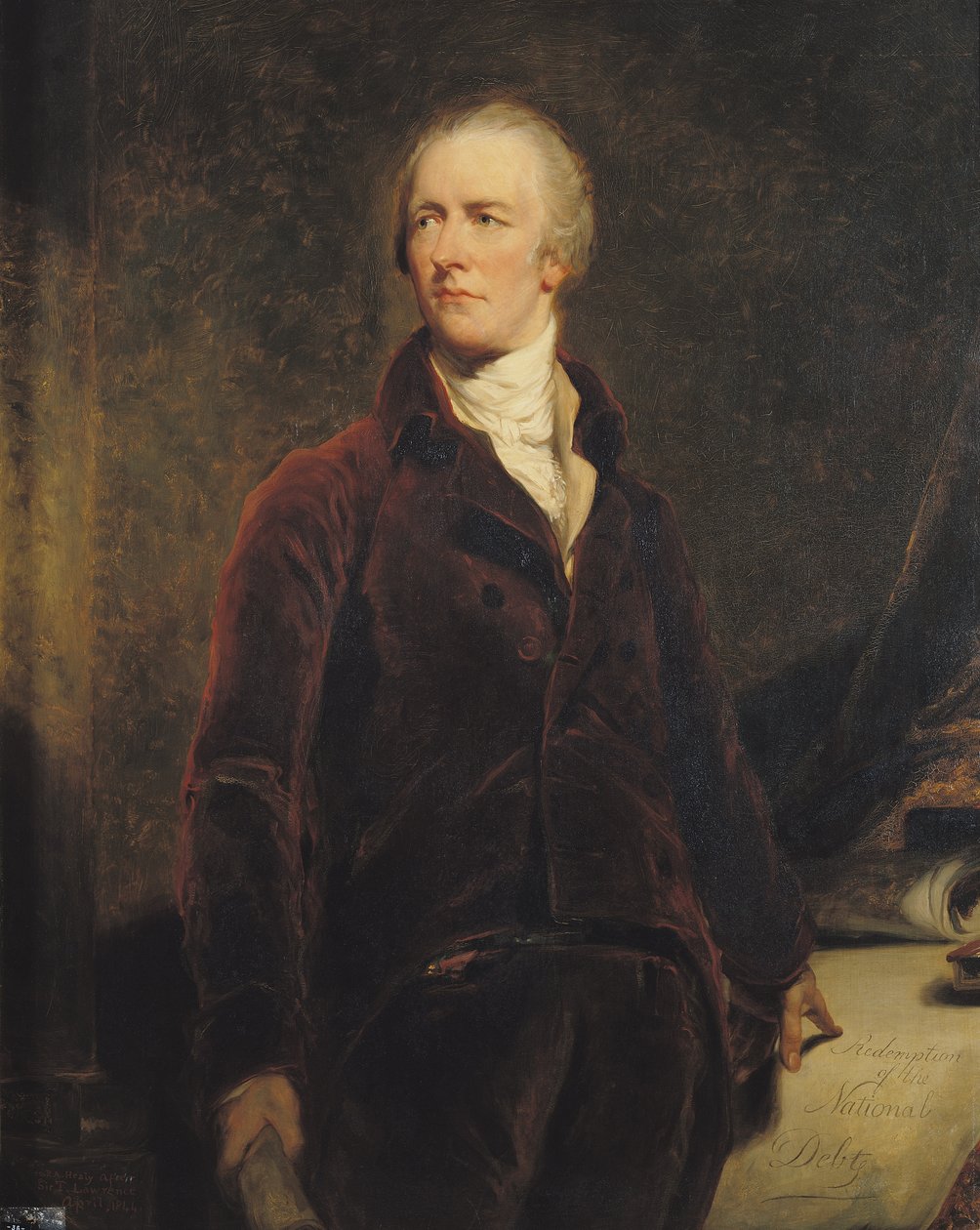 William Pitt den yngre (1759-1806) af George Peter Alexander Healy