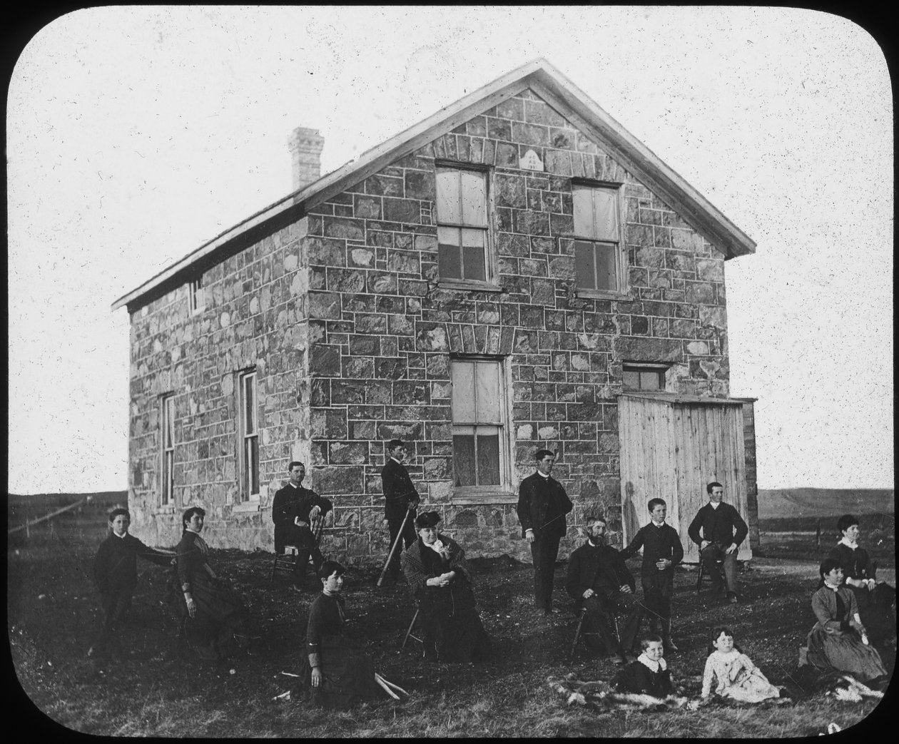 En bosætterbolig, Canada, slutningen af det 19. århundrede af George Philip and Son Ltd