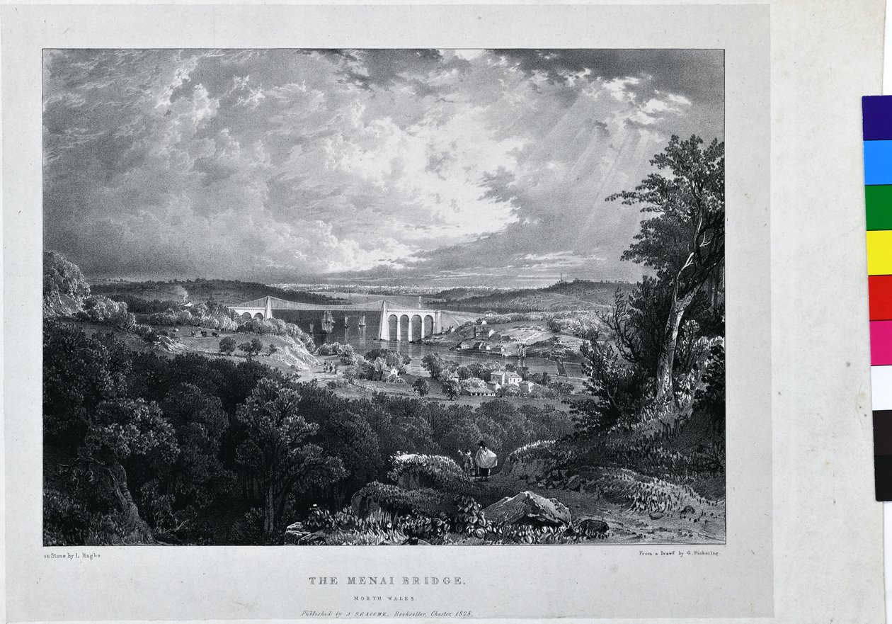 Menai Bridge af George Pickering