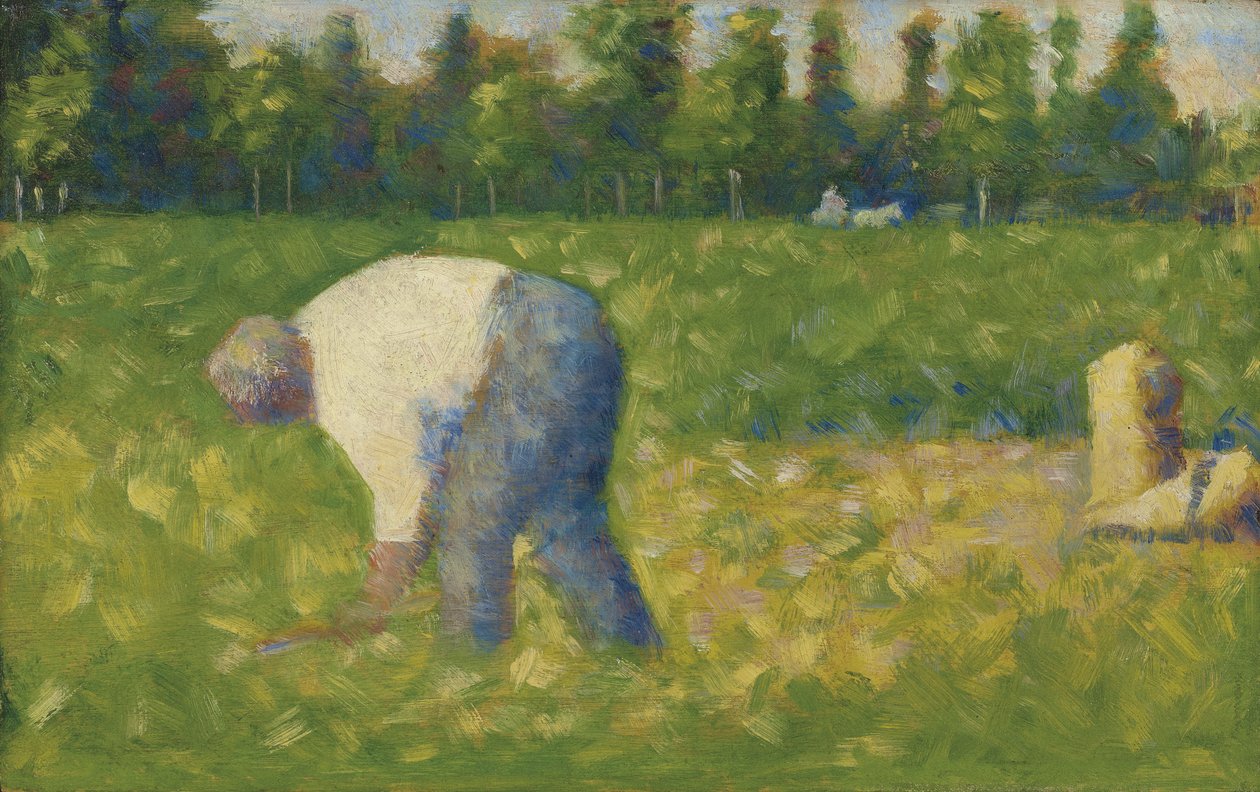Arbejder bonde, 1883 af George Pierre Seurat