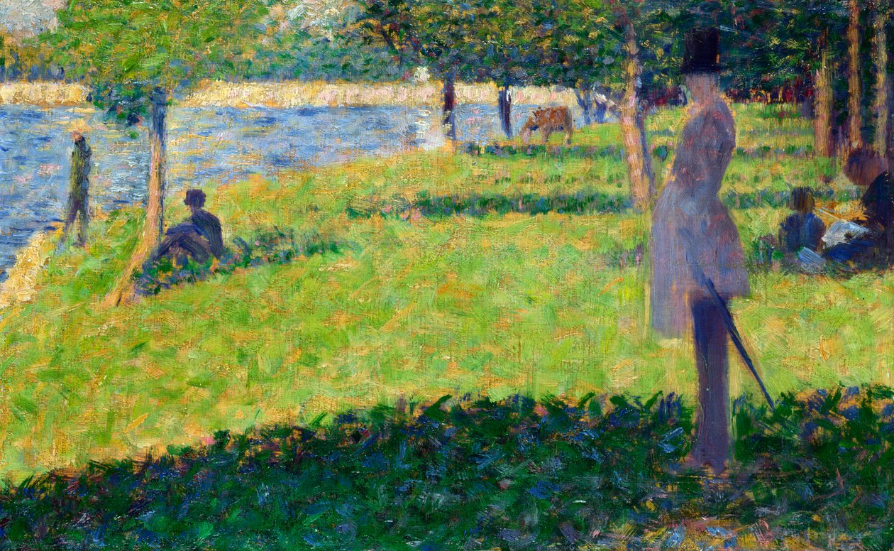 Studie for La Grande Jatte, 1884-1885 af George Pierre Seurat