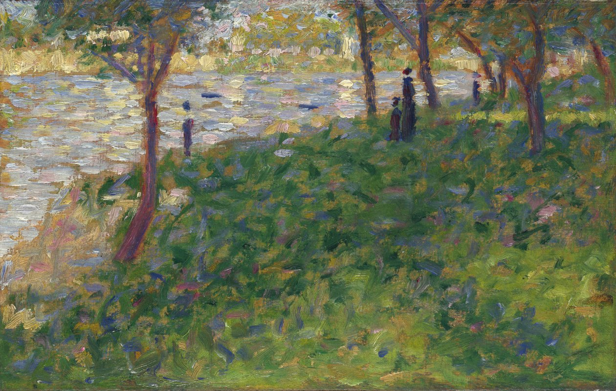 Studie for La Grande Jatte, 1884-1885 af George Pierre Seurat