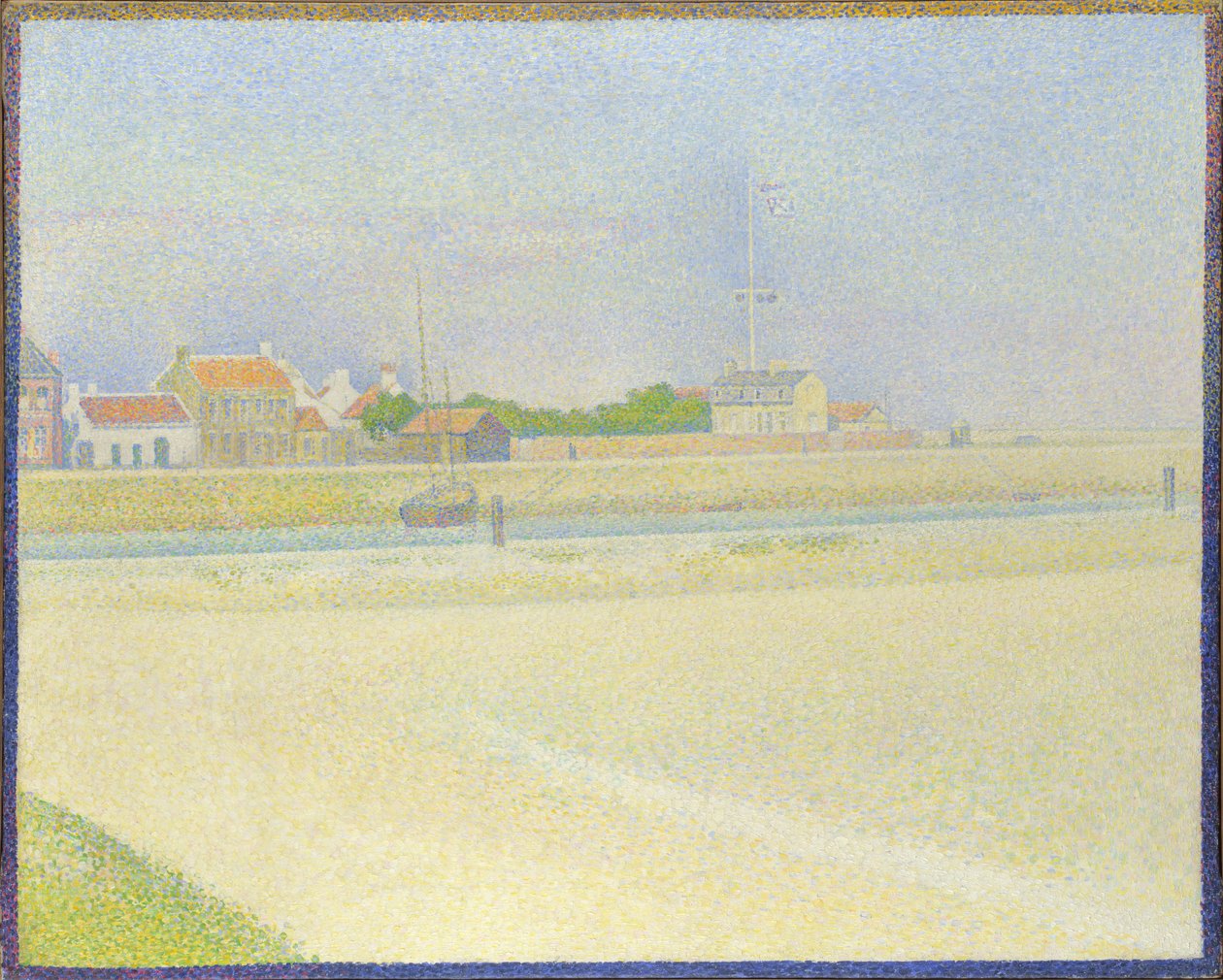 The Channel of Gravelines, Grand Fort-Philippe, 1890 af George Pierre Seurat